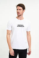 Мужская футболка Under Armour белая спортивная Андер Армор bhs