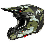 Шлем мотошлем для мотокросса O'NEAL 5SRS Polyacrylite Helmet Camo v.23 black/green XL 61-62см