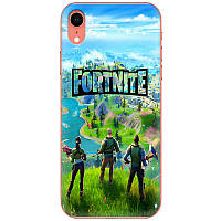 Чохол Силіконовий для Телефону з Принтом на IPhone XR (Фортнайт, Fortnite)