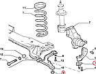 Шарова опора R15 Fiat Ducato 230, Peugeot Boxer, Citroen Jumper (1994-2002), 1302368080, 1607297080, 364032, NK, Данія, фото 4