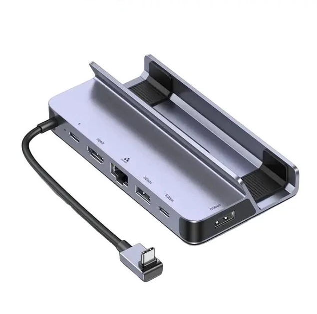 Концентратор 6-in-1 UGREEN CM666 HUB HDMI 4K60Hz RJ45 PD100W Grey, фото 1