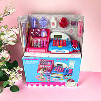 Дитячий касовий апарат Магазин, іграшкова косметика, калькулятор, іграшка каса, подарунок для дівчинки