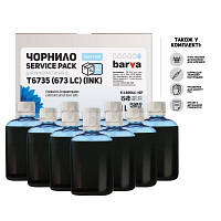 Чернила Barva EPSON L800/L810/L850/L1800 10x100 мл LIGHT CYAN E-L800LC-1SP YTR