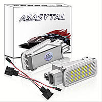 Asasytal светодиодный светильник под дверью автомобиля, освещение для ног 6000K, супер яркая лампа д