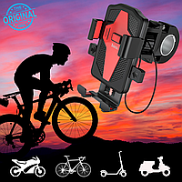 Держатель для телефона на руль велосипеда самоката крепление для больших смартфонов на велосипед Hoco