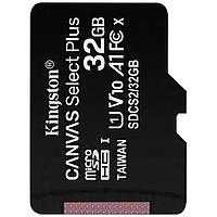 Флеш карта памяти microSD 32гб (90 МБ/с) Kingston / SD флешка / Флешка для планшета / СД карта на 32гб