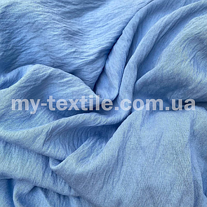 Льон Жатка однотонний Бохо Блакитний