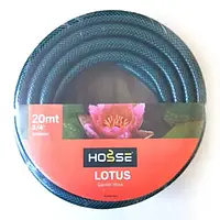 Шланг для полива садовый ПВХ 1/2 30м (2 слоя) зелёный Lotus Hosse