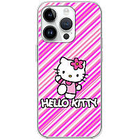 Чехол Силиконовый для Телефона с Принтом на IPhone 15 Pro Max (Хеллоу Китти, Hello Kitty)