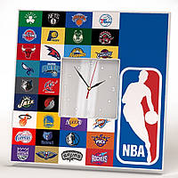 Часы баскетбол NBA команды для фанатов НБА подарок любителю спорта для спальни, гостиной, клуба, бара