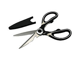 Ножиці кухонні універсальні побутові нержавіюча сталь Ножиці кулінарні для м'яса та птиці з чохлом 20 cm