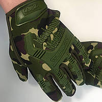 Перчатки тактические мультикам полиэстер,Защитные перчатки с тришировой эластичной ткани с накладкой сенсорные