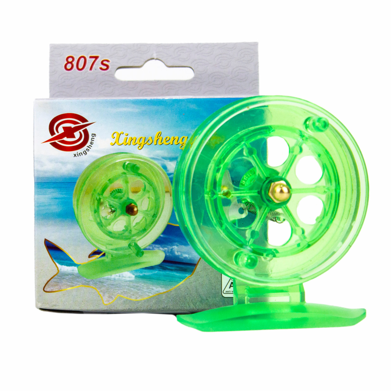 Котушка інерційна 807S полікарбонат для вудки