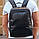 Чоловічий шкіряний рюкзак  Tiding Bag B2-38875A чорний, фото 3