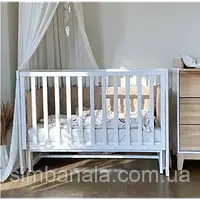 Кроватка для новорожденных Graisya «Астрид», с механизмом качания и ящиком без ящика