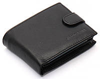 Черное мужское портмоне из натуральной кожи с визитницей Marco Coverna MC-2057H-1
