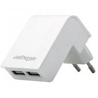 Зарядное устройство EnerGenie USB 2.1A white EG-U2C2A-02-W YTR