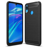 Чехол для мобильного телефона Laudtec для Huawei Y7 2019 Carbon Fiber Black LT-HY72019B YTR