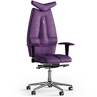 Кресло KULIK SYSTEM JET Антара с подголовником без строчки Фиолетовый (3-901-BS-MC-0306) UL, код: 1689685
