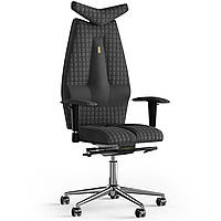 Кресло KULIK SYSTEM JET Ткань с подголовником со строчкой Черный (3-901-WS-MC-0507) UL, код: 1689741