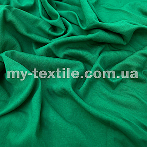 Льон Жатка однотонний Бохо Зелений