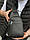 Шкіряна сумка-слінг, рюкзак через плече TIDING BAG  чорна 3280, фото 8