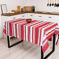 Скатертина вишита з українським орнаментом 3.0м х 1.5м (анс7-1-30)