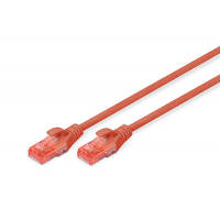 Патч-корд 2м, CAT 6 UTP, AWG 26/7, Cu, LSZH, red Digitus DK-1617-020/R YTR