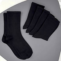 Женские базовые носки 6 пар высокие хлопок высокого качества размер 35-38