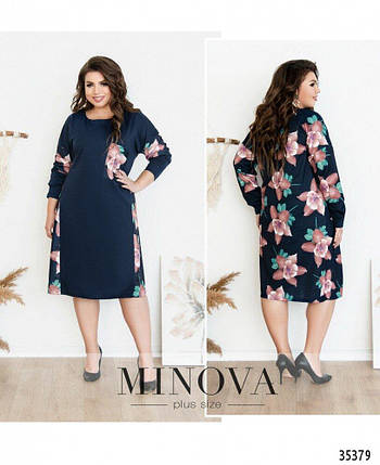 Стильна жіноча сукня, тканина "Трикотаж" 50, 52 розмір 50, фото 3