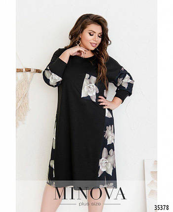 Стильна жіноча сукня, тканина "Трикотаж" 50, 52 розмір 50, фото 2