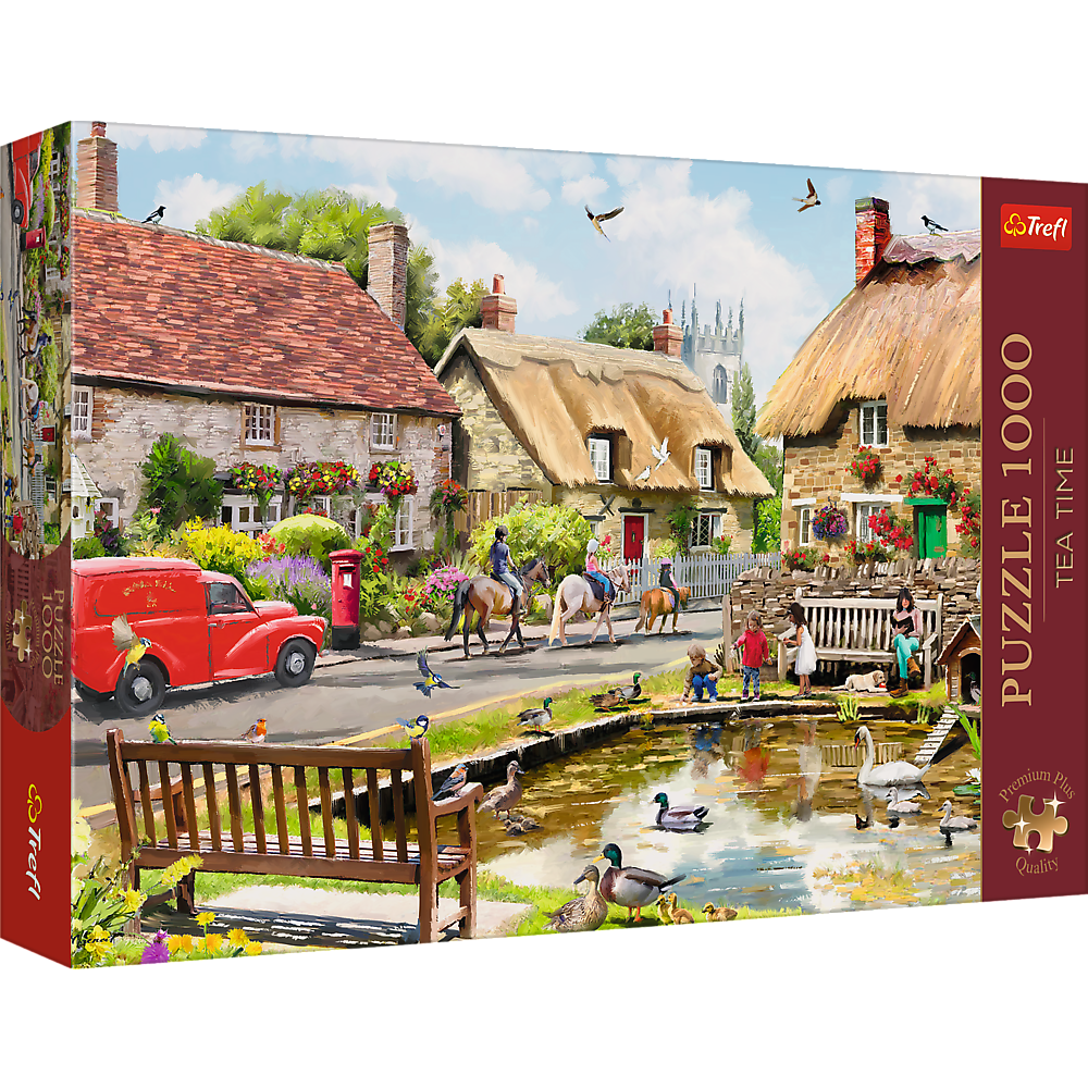 Пазли "Час чаювання" - (1000 елм.) - "Літо у місті", фото 1