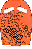 Дошка для плавання Aqua Speed WAVE KICKBOARD 3971 червоний Уні 43x28x3,6cм original Акція Знижка