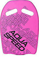 Дошка для плавання Aqua Speed WAVE KICKBOARD 3980 рожевий Уні 43x28x3,6cм original Акція Знижка