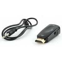 Переходник HDMI в VGA и стерео-аудио Cablexpert AB-HDMI-VGA-02 YTR