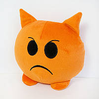 Мягкая игрушка Weber Toys смайлик emoji злюка 18см (WT617) UL, код: 2606125