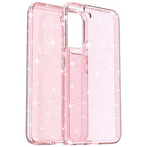 Прозорий чохол Nova Sparkle для Samsung Galaxy S21 FE із блискітками Pink