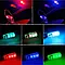Світлодіодні автомобільні лампи габариту T10 W5W RGB Led / 16 кольорів + пульт для керування квітами, фото 5