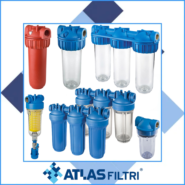 Atlas Filtri колба фільтр 10 PLUS 3P 1/2 KIT_колба фільтру для картриджів 10