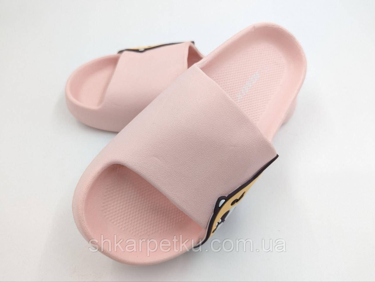 Літні шльопанці на платформі Jomix жіночі модні литі пляжні EVA, рожевий, фото 1