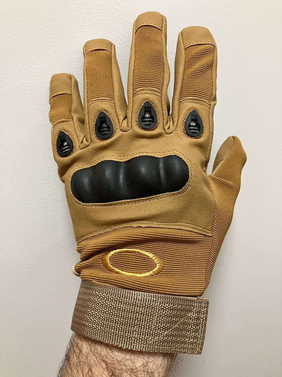 Рукавички тактичні Oakley закриті (повнопалі) Койот