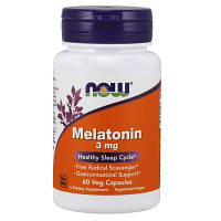 Амінокислота Now Foods Мелатонін 3 мг, 60 капсул NOW-03255 YTR