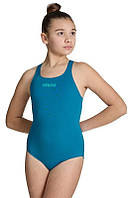 Купальник закритий для дівчат Arena TEAM SWIMSUIT SWIM PRO SOLID блакитний Діт 128см original Акція Знижка