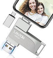 USB-накопитель 256 ГБ для телефона, Levida Memory Stick, Photo Stick, внешняя память 4 в 1, Photo Stick 3.0