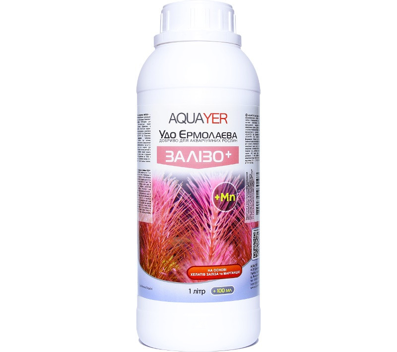 Aquayer Залізо 1 л добриво для акваріумних рослин