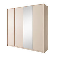 Шафа (шкаф) в спальню з ЛДСП 4D/220 Dast (Fast) Бежевий Perfect Home