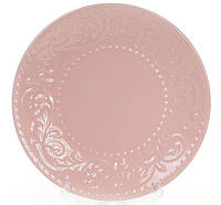 Набор Bona 6 десертных тарелок Leeds Ceramics диаметр 21.5см каменная керамика Розовые DP4008 TE, код: 7426229