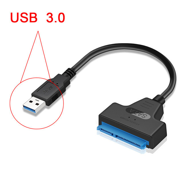 Перехідник адаптер з USB 3.0 на SATA III/5Gbps для SSD/HDD2.5