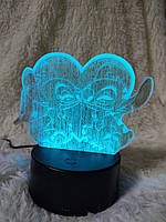 Настільна лампа - нічник Disney Stitch