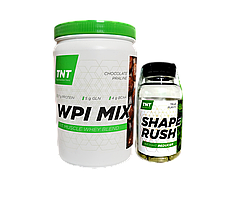Ізолят WPI Mix смак шоколад TNT Nutrition + Жироспалювач Shape Rush